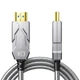 Кабель оптичний армований HDMI 2.1 80m Dtech DT-HF8080K - изображение 3