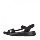 Жіночі сандалі Skechers Go Walk Flex Sandal Black/Black 35 Чорний 141481-BBK - зображення 3