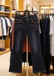Женские винтажные джинсы 6th Avenue AV-314 42 Черный - изображение 7