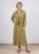 Женский летний костюм-двойка ( платье+рубашка) Number Nine GF-15-157206 48 Горчичный - изображение 7