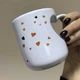 Чашка керамическая с корги и сердечками - изображение 2
