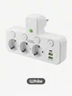 Сетевой разветвитель с ночником, 3 розетки, USB и Type-C, белый - изображение 9