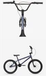 Дитячий велосипед BMX Wipe 500 синього кольору, 20 дюймів для дітей 9-14 років. - Refurbished - зображення 2