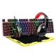 Игровой комплект Gaming Combo 4-in-1 T-Wolf TF-240 (клавиатура, мышь, наушники, коврик) - изображение 1