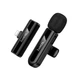 Петличный беспроводной микрофон HOCO L20 Lightning Black для iPhone - изображение 4