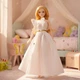 Набір ляльок і одягу Sparkle 7 ляльок 29 платтів подарунковий Різнобарвний (28762) - зображення 10