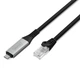 Кабель DIGITUS Ethernet USB-C - RJ45 CAT 6A S/FTP, 1 Gbit/s, 3m, LSZH - изображение 1