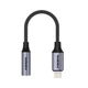 Кабель Foneng BM30 Metal Audio Cable (14cm) 3.5mm to Lightning - изображение 2