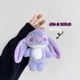 Брелок мягкий кавайный Стич плюшевый сиреневый one size (STI1) - изображение 2