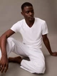 Набор нательных футболок мужских Calvin Klein 720067497 M 3 шт Белый/Серый/Голубой (1159864952) - изображение 5