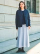 Юбка длинная летняя женская Uniqlo 385627085 S Голубая (1159864950) - изображение 5