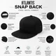 Кепка Atlantis Snap Back (Чорний 58 см) - зображення 8