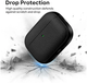Чехол кожаный для защиты AirPods Pro 3 с кольцом черный - изображение 6