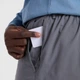 Мужские серые брюки Athl. Standard Tapered Pant 30" 46 (S) (MP43554GT) - изображение 5