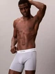 Набор трусов боксеров мужских хлопковых Calvin Klein NB4394-4UV(Misty Grey Multi) L 3 шт Красный/Серый/Темный синий (199156151404) - изображение 6