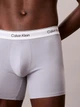 Набор трусов боксеров мужских хлопковых Calvin Klein NB4394-4UV(Misty Grey Multi) L 3 шт Красный/Серый/Темный синий (199156151404) - изображение 4