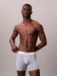 Набор трусов боксеров мужских хлопковых Calvin Klein NB4394-4UV(Misty Grey Multi) L 3 шт Красный/Серый/Темный синий (199156151404) - изображение 2