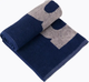 Полотенце Arena Gym Soft Towel 100x50 см хлопковое спортивное полотенце для бассейна, фитнеса и тренировок Темно-синий (001994-750) - изображение 2