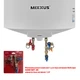 Бойлер Mixxus Round Wet EWH-07030 1,5 кВт 30л мокрый ТЭН, вертикальный, белый (WH0600) - изображение 3