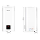 Бойлер Mixxus EWH-13100 CUBE WET(V) 2 кВт 100л мокрый ТЭН, вертикальный, белый (WH0613) - изображение 5