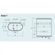 Бойлер Quartz Thermal Technology Eris 50 2 кВт 50л, сухой ТЭН, универсальный, белый - изображение 3