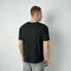 Футболка чоловіча трикотаж рубчик чорна, L-XL - изображение 3