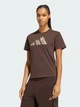 Футболка хлопковая женская Adidas Animal T KT2676 M Dark Brown (4069995582645) - изображение 1