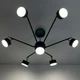 Люстра потолочная LUMINARIA MARY 7xGX53 BLACK/CHROME 220V IP20 - изображение 7