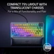 Клавіатура механічна Razer BlackWidow V4 75% RGB 83key Mechanical Tactile Switch GEN-3, USB-A, EN, Phantom White Ed. (RZ03-05003500-R3M1) - зображення 8