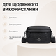 Сумка мужская через плечо Graham Crossbody черная - изображение 5