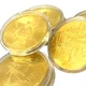 Біткоін сувенірна монета золотий Bitcoin металева монета Біткоін в футлярі крипта - зображення 4
