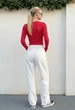 Боди женское стаф красное однотонное базовое Staff q red M (396302) - изображение 5