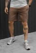 Шорты Мужские Стаф Коричневые Трикотажные С Логотипом Staff Brown Logo XXL (396317) - изображение 1