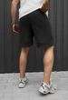 Мужские Шорты Стаф Темно-серые Однотонные Трикотажные Staff Ry Dark Gray L (396311) - изображение 2