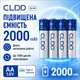 Акумуляторні батарейки AA C.L.D.P 1.6V 2000 mAh Zn-Ni з USB зарядкою, комплект 4 шт - зображення 5