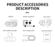 RGB Мотогарнитура для шлема Y10 Bluetooth 5.3 Водонепроницаемая беспроводная интерком-гарнитура с интеллектуальным шумоподавлением - изображение 8