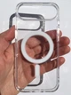 Чехол противоударный Clear Case Ultra Hybrid with MagSafe для Apple Iphone 17 Air (6.5") Прозрачный - изображение 3