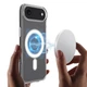 Чехол противоударный Clear Case Ultra Hybrid with MagSafe для Apple Iphone 17 Air (6.5") Прозрачный - изображение 12