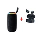 Портативная колонка Remax RB-M82 / RGB / TWS / Bluetooth 5.4, USB, TF card / FM-радио / до 5 часов + Подарок Беспроводные наушники BlitzWolf BW-FPE2 TWS - изображение 1