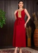 Костюм (сукня+блейзер) XL, вишневий (715737-1) - изображение 3