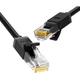 Високошвидкісний інтернет-кабель UGREEN Cat 6 Lan круглий мережевий шнур патч-корд RJ45 1.5 м Black (NW102) - зображення 1