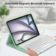 Клавіатурний чохол для iPad Air 11 M3 2025 M2 2024 Світло-зелений знімна клавіатура британська розкладка - зображення 4