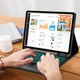 Клавиатурный чехол IVEOPPE Lenovo Tab P12 TB-370FU Черный с подсветкой с тачпадом беспроводной - изображение 9