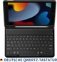 Чохол із клавіатурою EasyAcc QWERTZ чорний для iPad 10 2 7 8 9 Bluetooth - зображення 3
