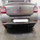 Накладка на задній бампер Renault Logan універсальний колір чорно сріблястий - зображення 19