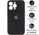 Чохол Silicone Premium case з захистом камери для iPhone 12 Pro Max Full Camera Protective black 9652 - изображение 1