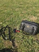 Жіноча чорна сумка Coach Micro Bennett Satchel in Signature Canvas з брелоком «Вишеньки». сумка коач з фірмовим візерунком C - изображение 2