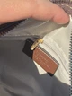 Жіноча коричнева сумка Coach Micro Bennett Satchel in Signature Canvas з брелоком «Вишеньки». сумка коач з фірмовим візерунком C - изображение 3