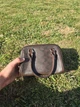Жіноча коричнева сумка Coach Micro Bennett Satchel in Signature Canvas з брелоком «Вишеньки». сумка коач з фірмовим візерунком C - изображение 5