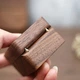 Шкатулка для колец деревянная,коробка для хранения комплектов колец ,сережек ,запонок,футляр для обручальных колец - изображение 3
